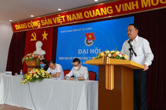 Phó Tổng Giám đốc Chu Ngọc Lâm phát biểu tại Đại hội