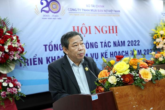 Ông Lê Hoàng Hải – Chủ tịch Hội đồng thành viên DATC phát biểu tại hội nghị.
